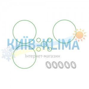 gsk110 К-кт прокладок компресора DENSO 10P13C, 10P15C