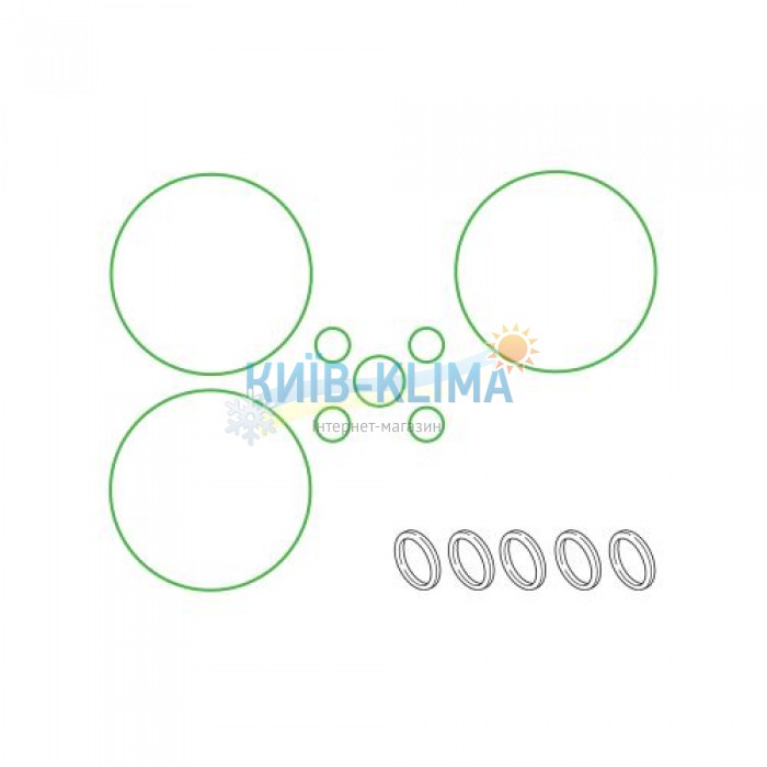 gsk110 К-кт прокладок компресора DENSO 10P13C, 10P15C
