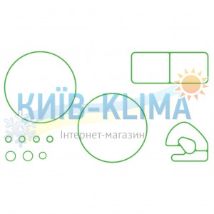 gsk28 К-кт прокладок компресора MITSUBISHI MSC105CVS