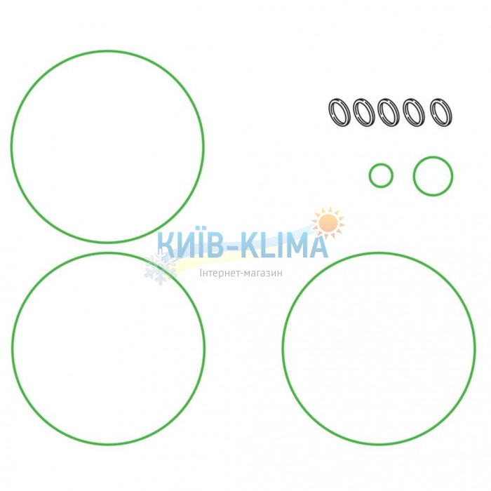 gsk34 К-кт прокладок компресора DENSO 10P17, 10P17C, 10P17VC