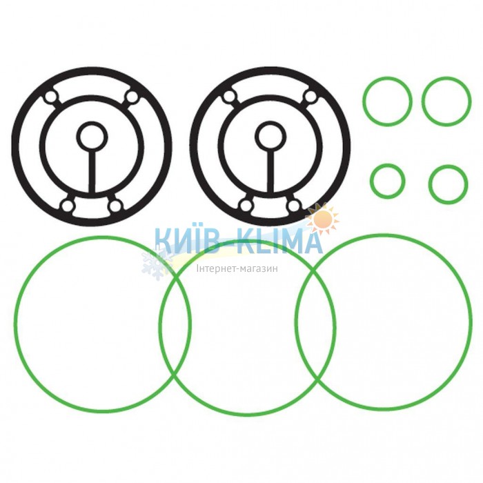 gsk50 К-кт прокладок компресора GM DA6, HR6, HR6HE