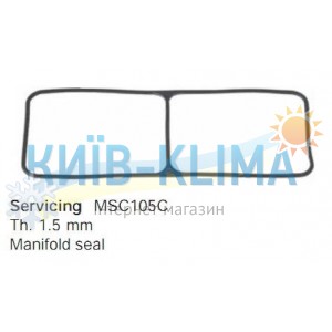 PVK04black Прокладка верх. кришки компресора Mitsubishi MSC105C, MSC105CVS, MSC105VSR