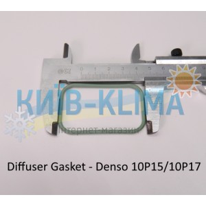 PVK18green Прокладка верх. кришки компресора Denso 10P13C / 10P15C