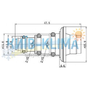 KN11 Клапан регулюючий FORD/HCC/VISTEON 4.6mm