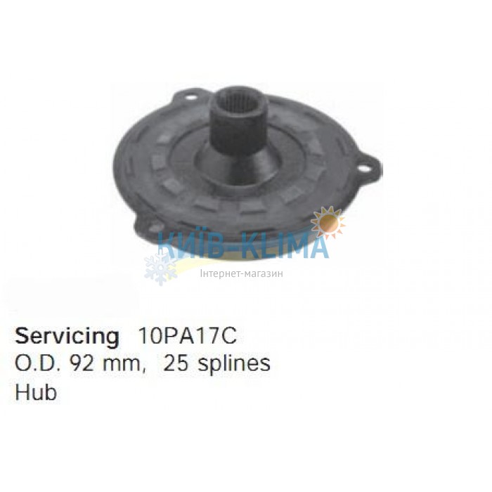 PL91 Пластина зривна 10PA17C