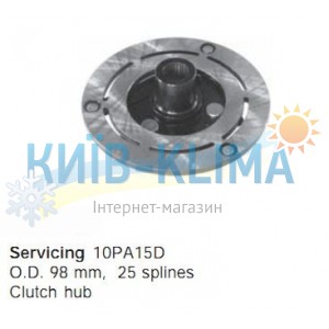 PL99 Пластина зчеплення (притискна) 10PA15D